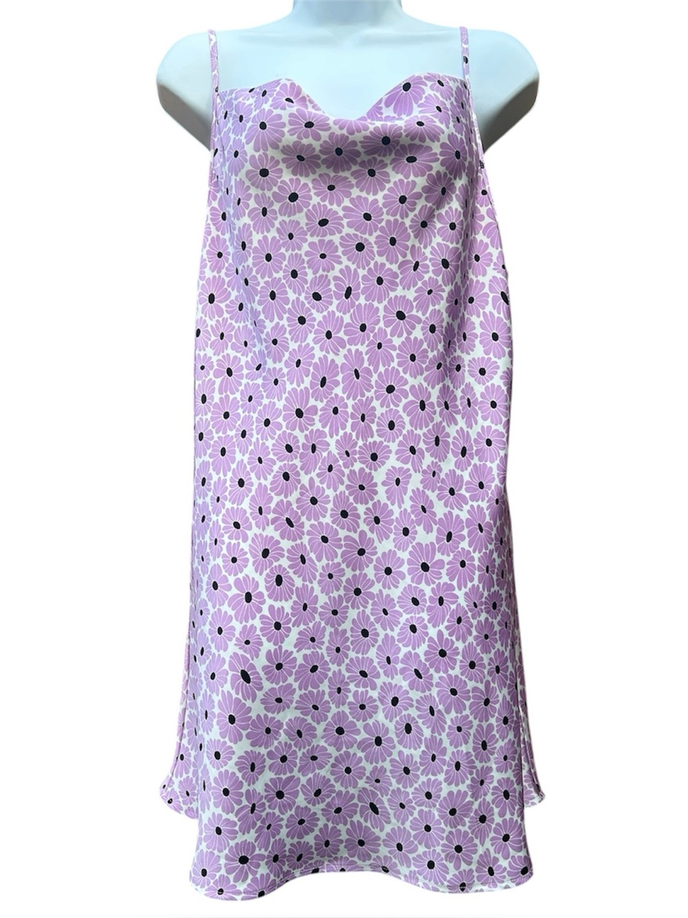 COTTON ON NWOT Women’s Cowl Neck Satin Slip Mini Dress
